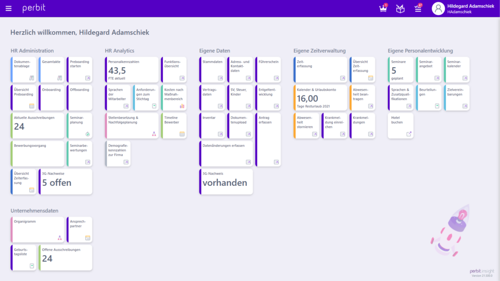 Das perbit-Dashboard: Alle wichtigen HR-Kennzahlen in einer Übersicht image 4